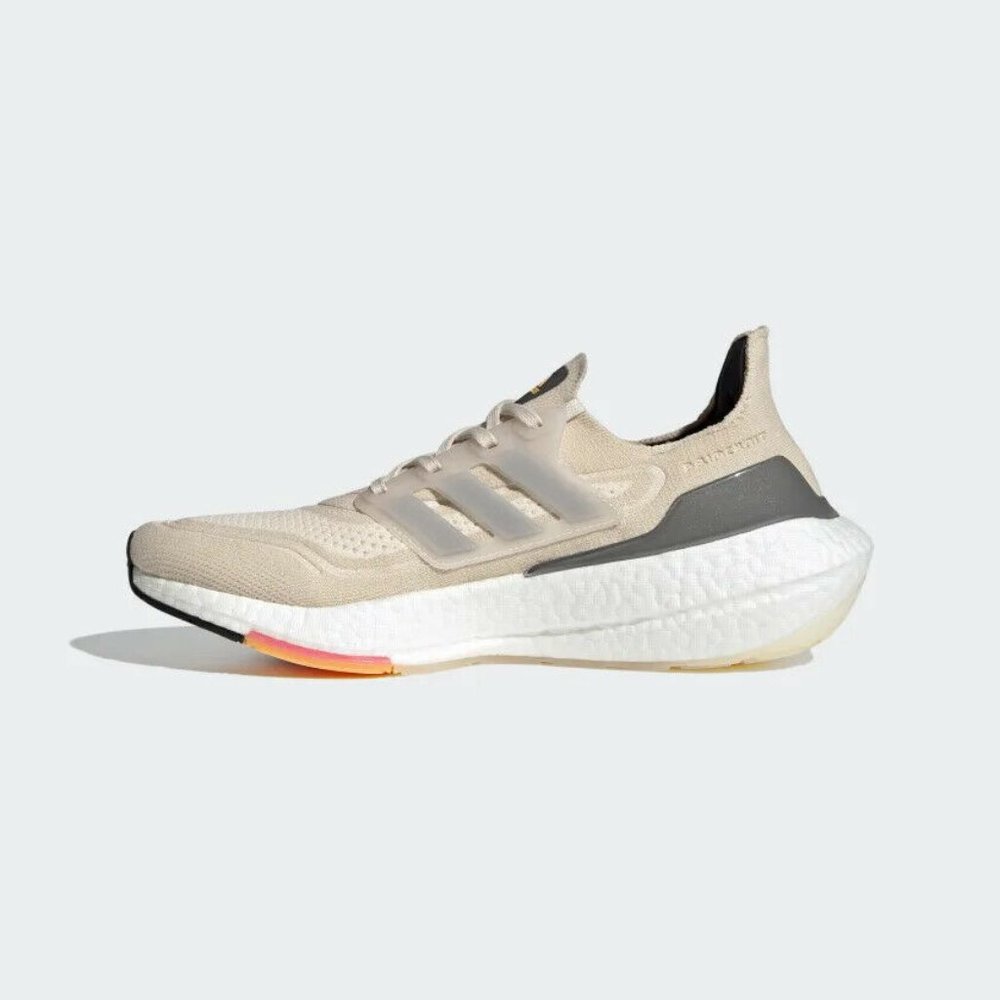 Adidas Ultraboost 21 Running Shoes S23710 Halo Ivory Men’s Size 9